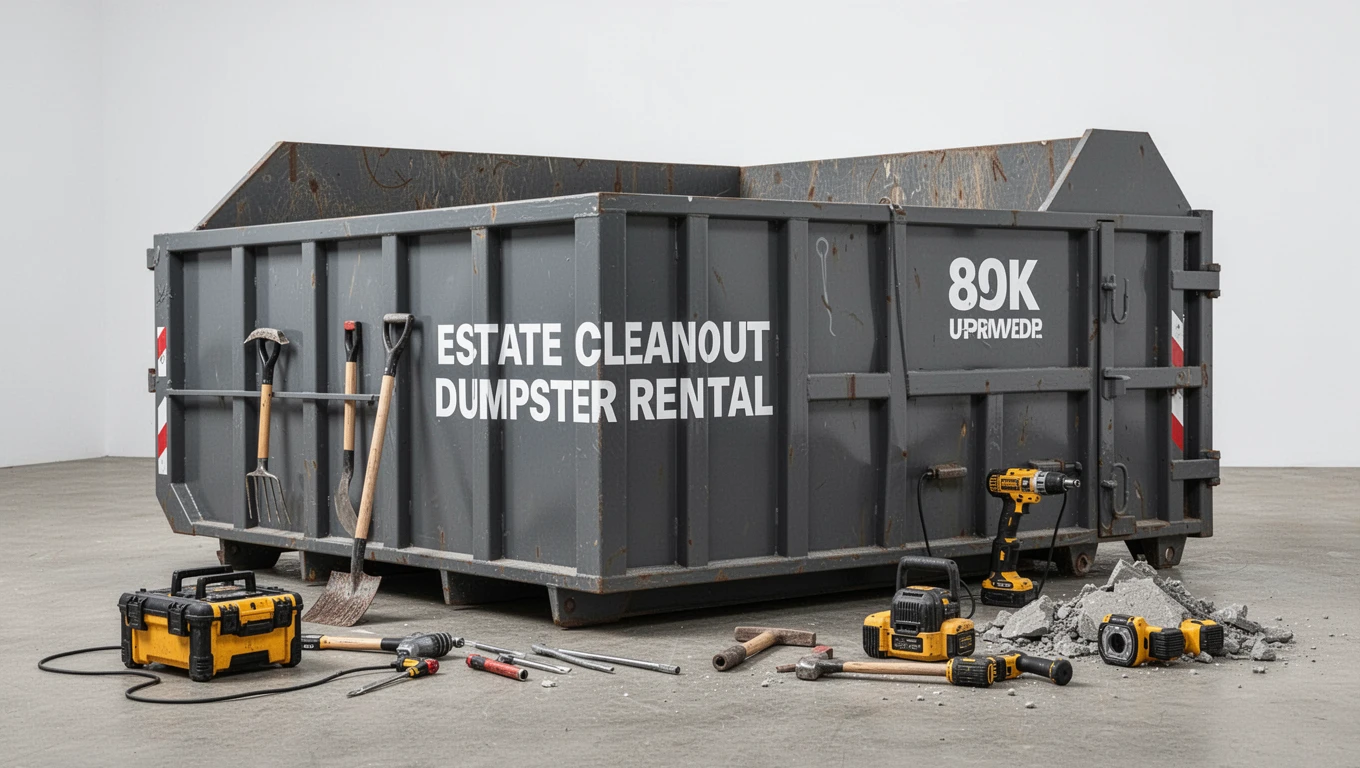 Estate Cleanout Dumpster Rental
